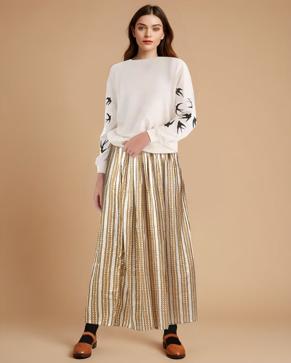 Slow Threads Collection | Hearth No. 2 | The Swallow Song Jumper