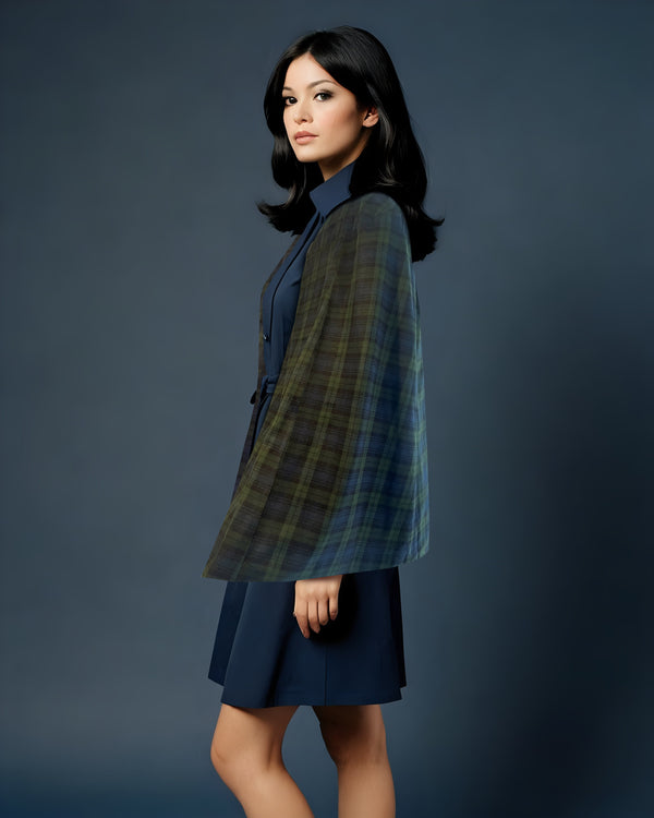 Plaid Cape |  Moonlight Serenade