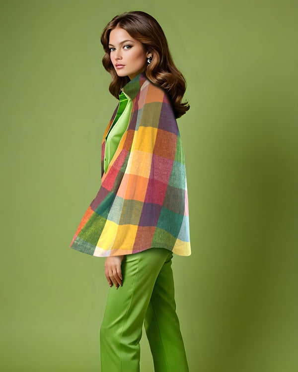 Plaid Cape | Key Lime Pie