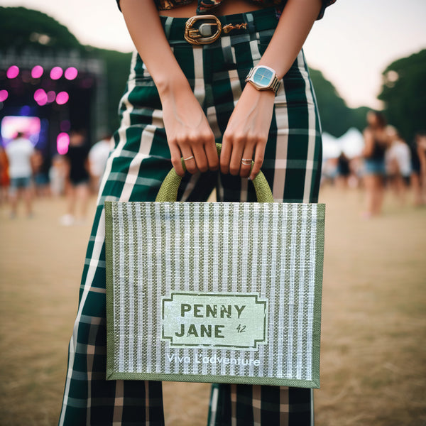 Green Apples Jute bag