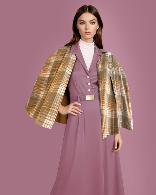 Plaid Cape |  Misty